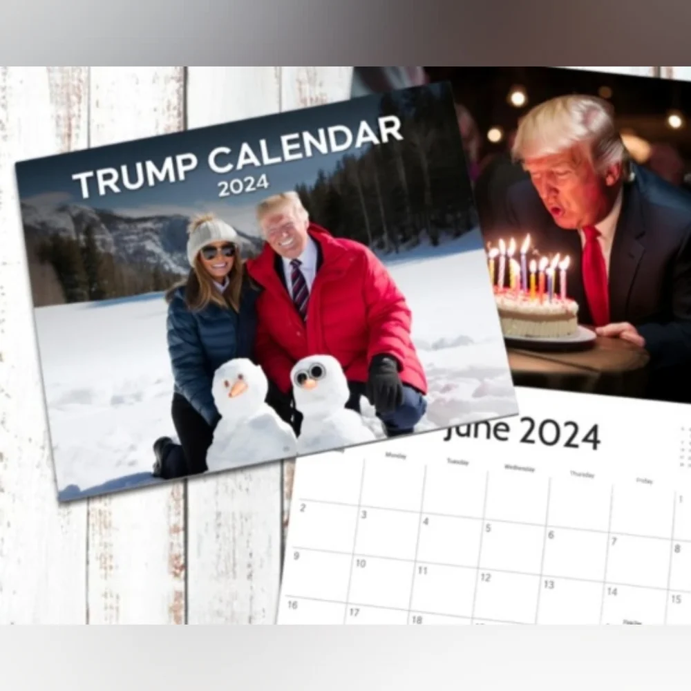 2024 Trump Calendar, What a Year!! Collectible